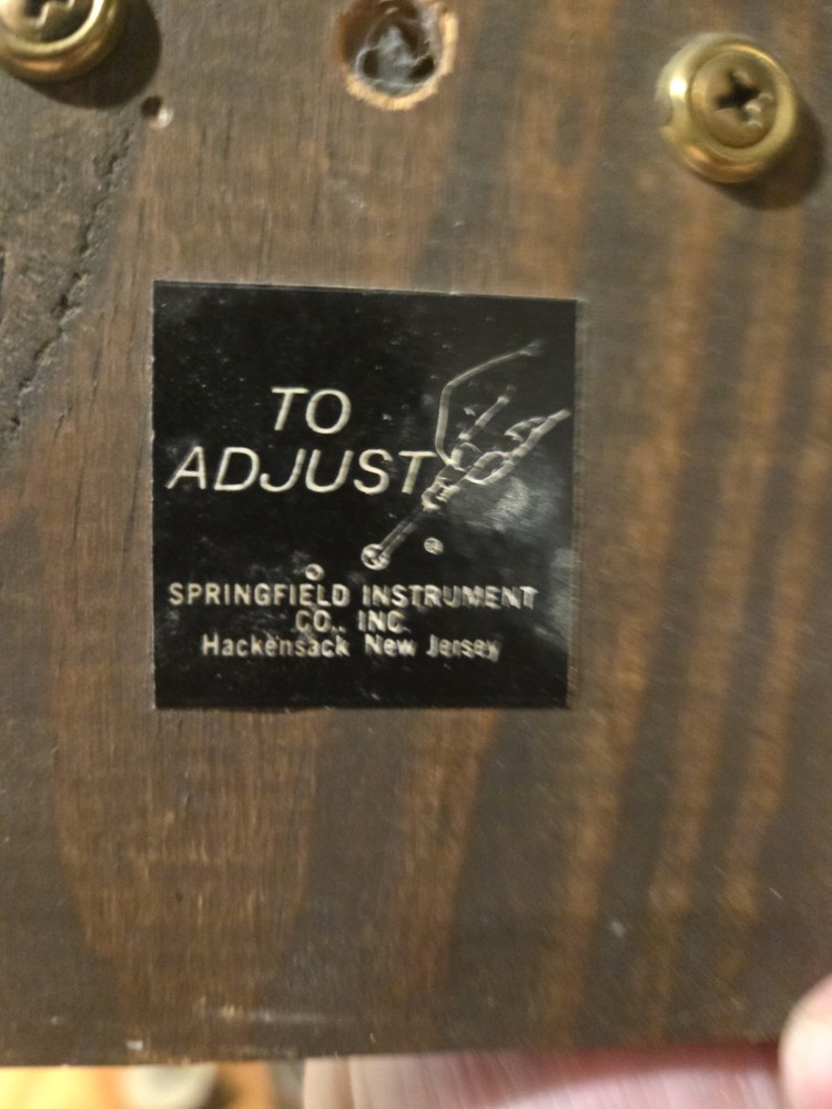 Springfield Vintage Humidity Insrument Meter