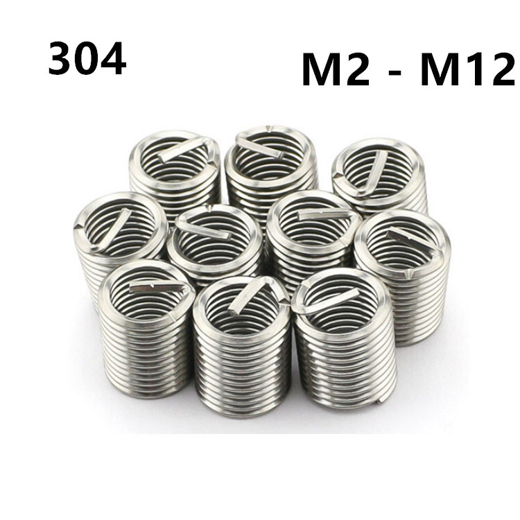 304 Stainless Steel Helicoil Insert Wire Thread Insert Thread Repair M2 - M12