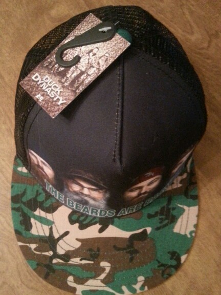 Camo Duck Dynasty Hat BEARD adjustable NWT 2014