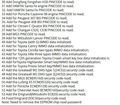 XTOOL EEPROM Adapter Write IMMO Data PIN Code Reader for D7/D8/D9/D9 Pro/PAD3