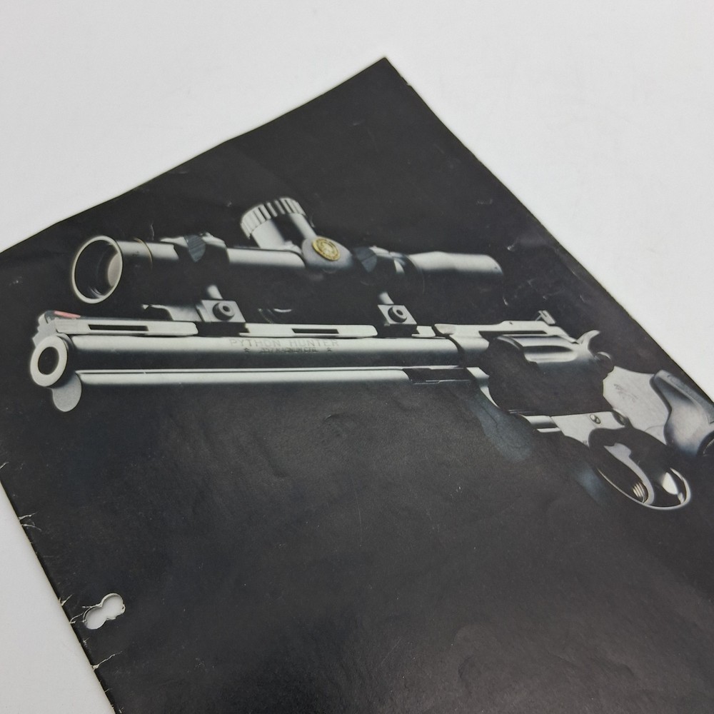 Vintage 1981 COLT FIREARMS 24 Page Catalog Dragoons Navy Python Army Diamondback