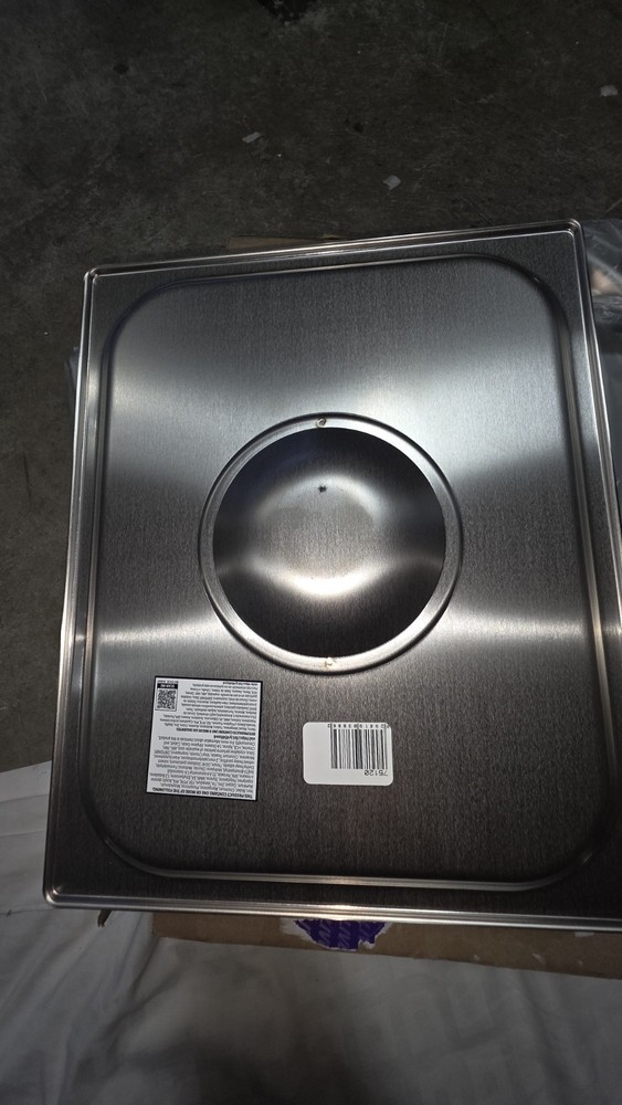 Vollrath 75120 Super Pan V S/S Half Size Solid Cover