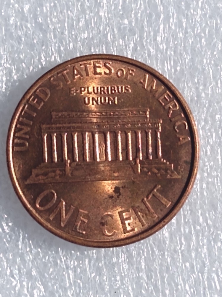 2000 Penny struck through massive grease, date, Cracked Die Error etc.