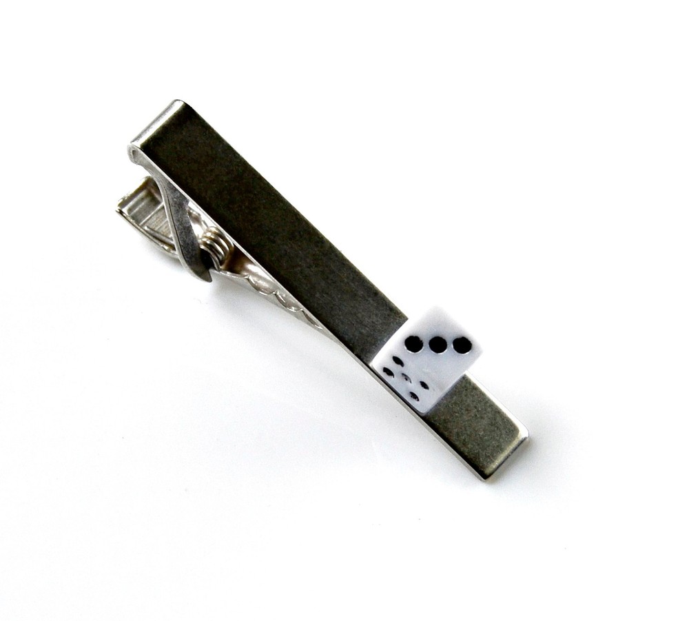 Mini Dice Tie Clip