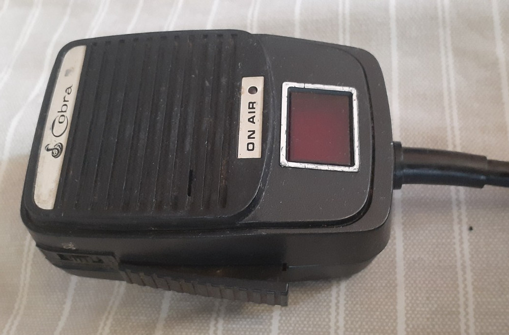 Vintage Cobra Dynamic CB Microphone Control Head, CH Display, 16-Pin Connector