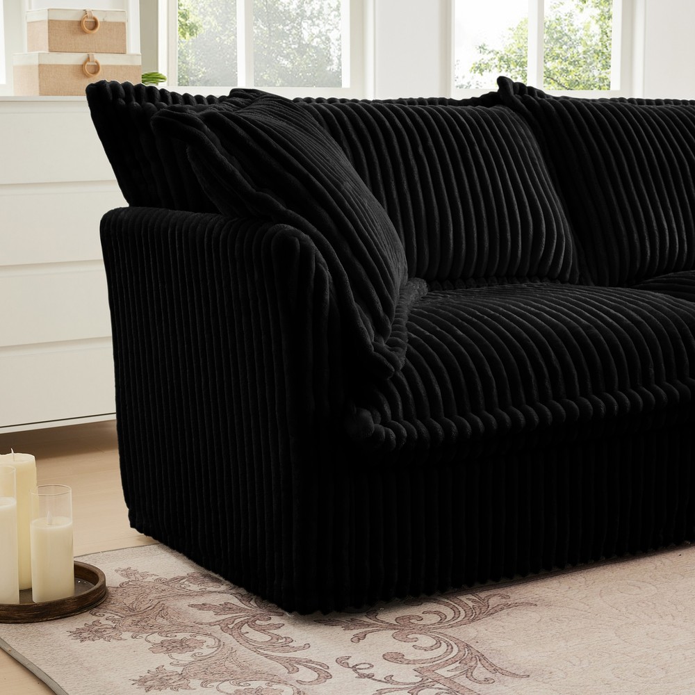 Koala sofa RSF W/1 Pillow -Black