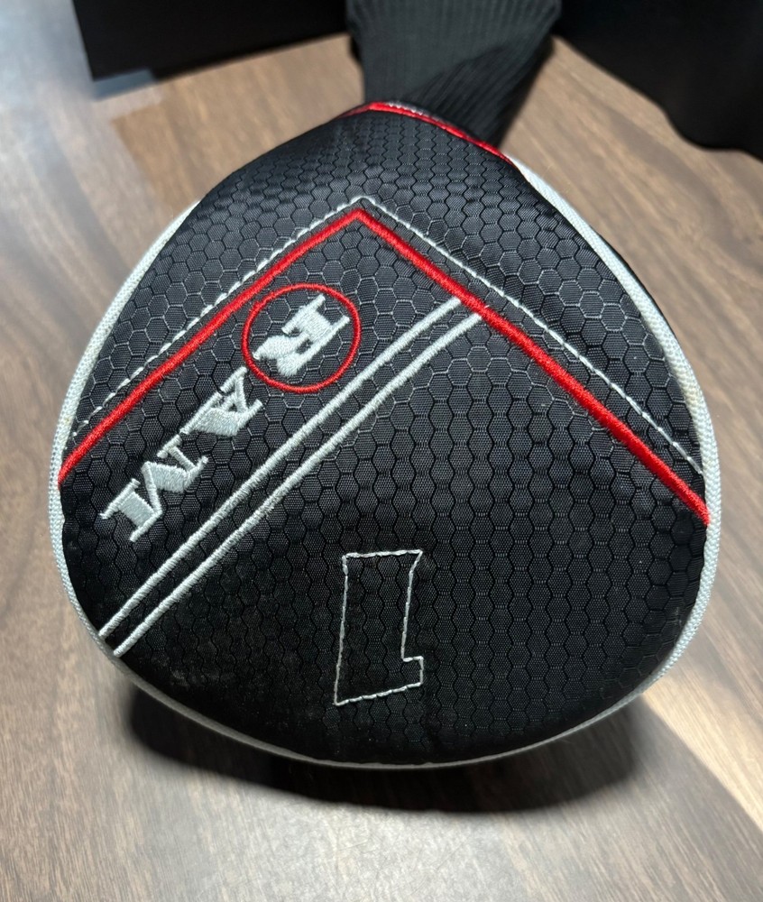 RAM Golf Driver Headcover Black & Red Hex Pattern