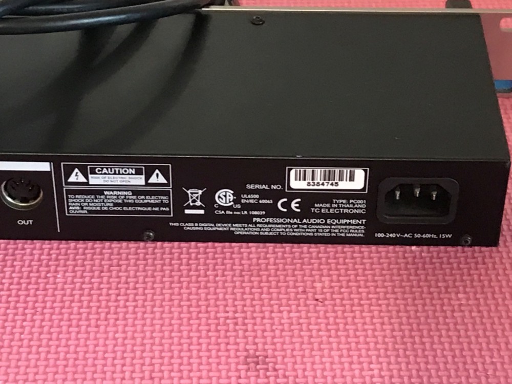 Tc Electronic C300 Dual Stereo Gate Compressor tested / working