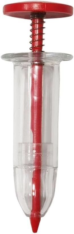 Red Seeds Dispenser,Mini Seed Spreader Sowing Seeder Tool,Handheld Seed