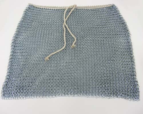 Medieval Knight Chain mail Skirt 9 mm Round Riveted