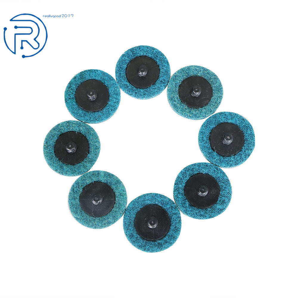 50 Pack 2" Fine Surface Conditioning Discs Roll Lock Grinder Sanding Pads New