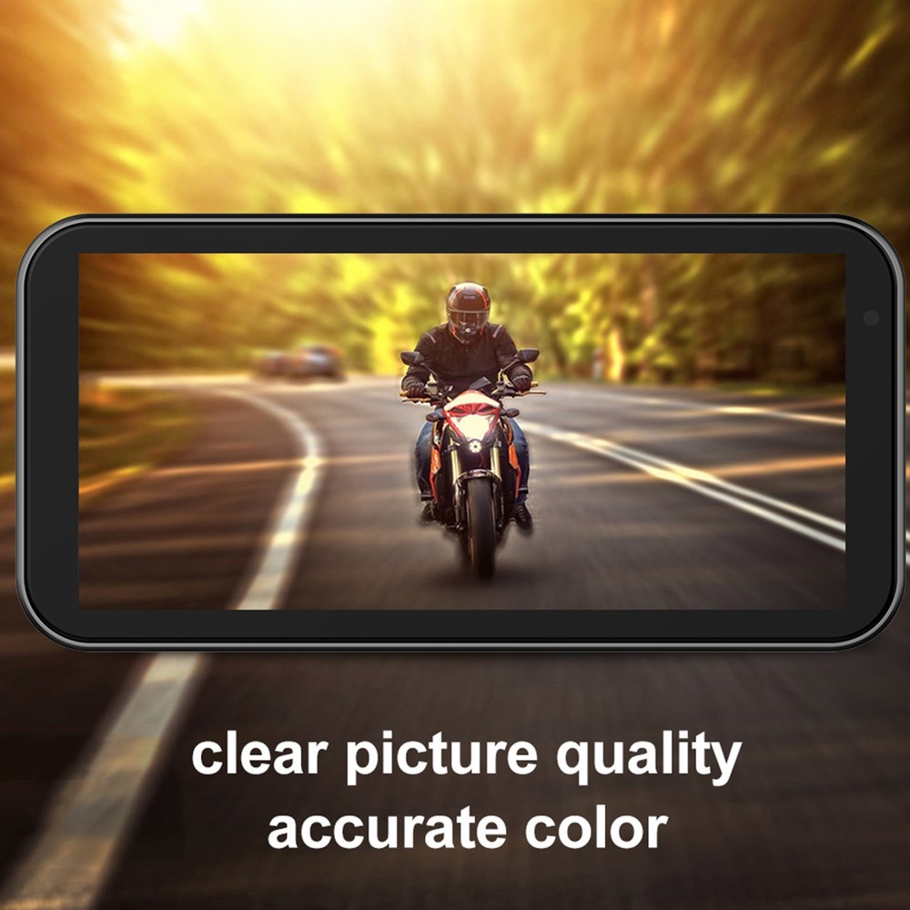 Wireless Motorcycle CarPlay Android Auto 6.25" Touch Screen GPS Navigation+TPMS