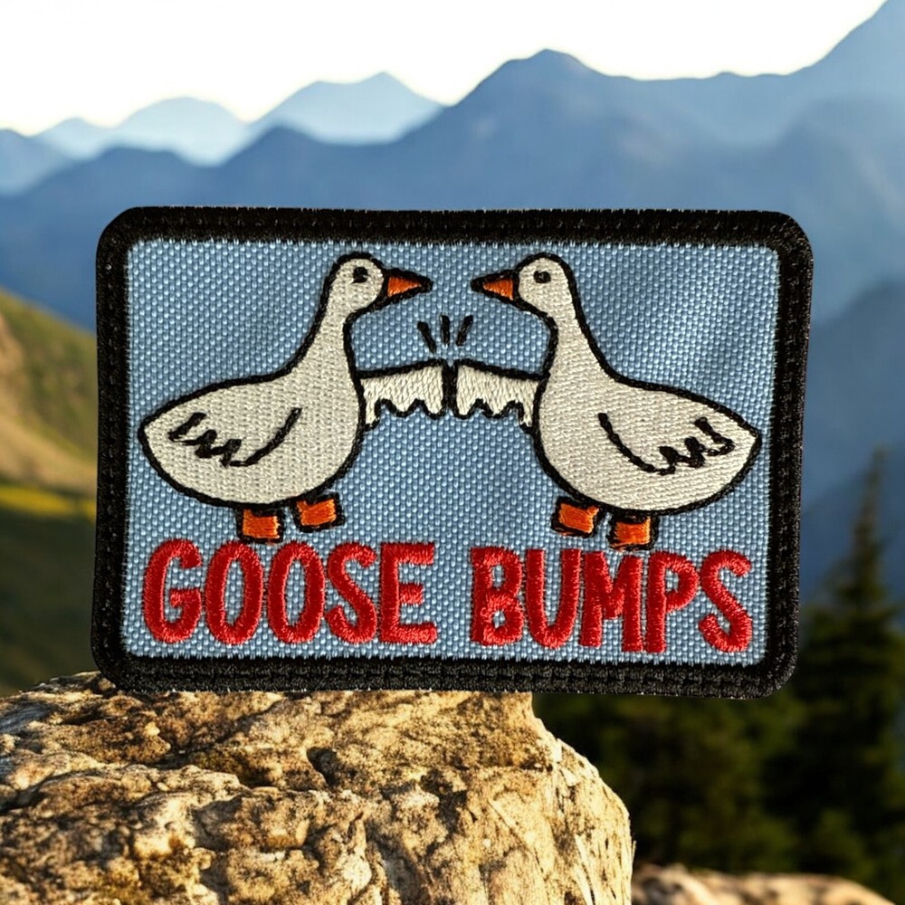 Goose Bumps Embroidery Patch Multi Sizes