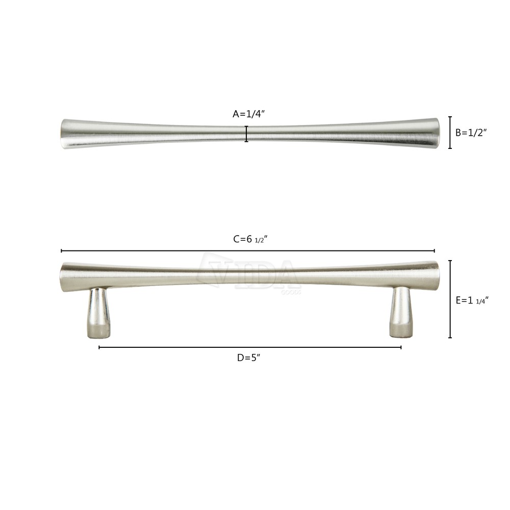 6" New Design Solid T Bar Pull Kitchen Cabinet Door Handles Hardware