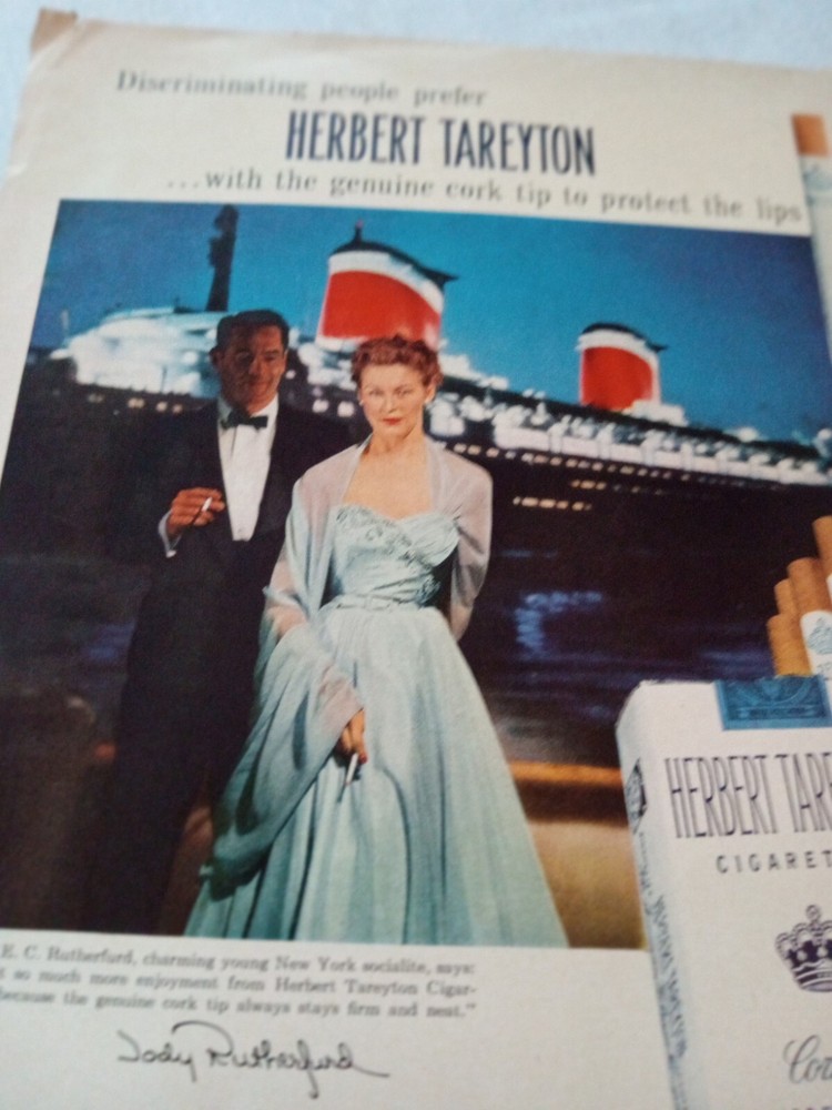 Ss United States Ad Tareyton Cigarettes