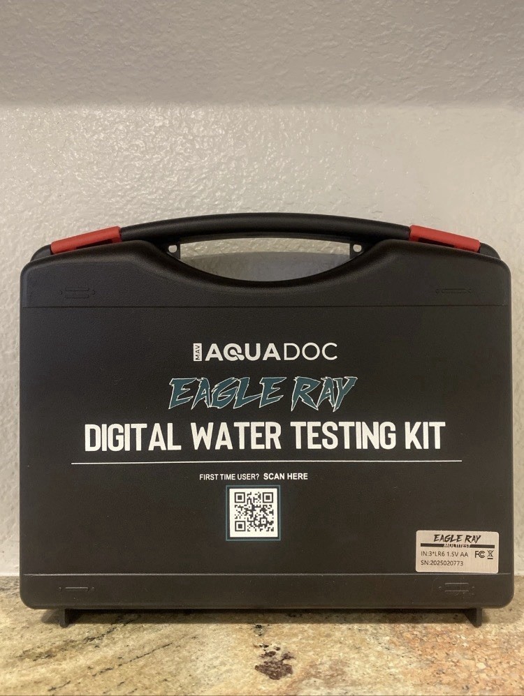 AQUADOC Eagle Ray Digital Water Testing Kit 30ct