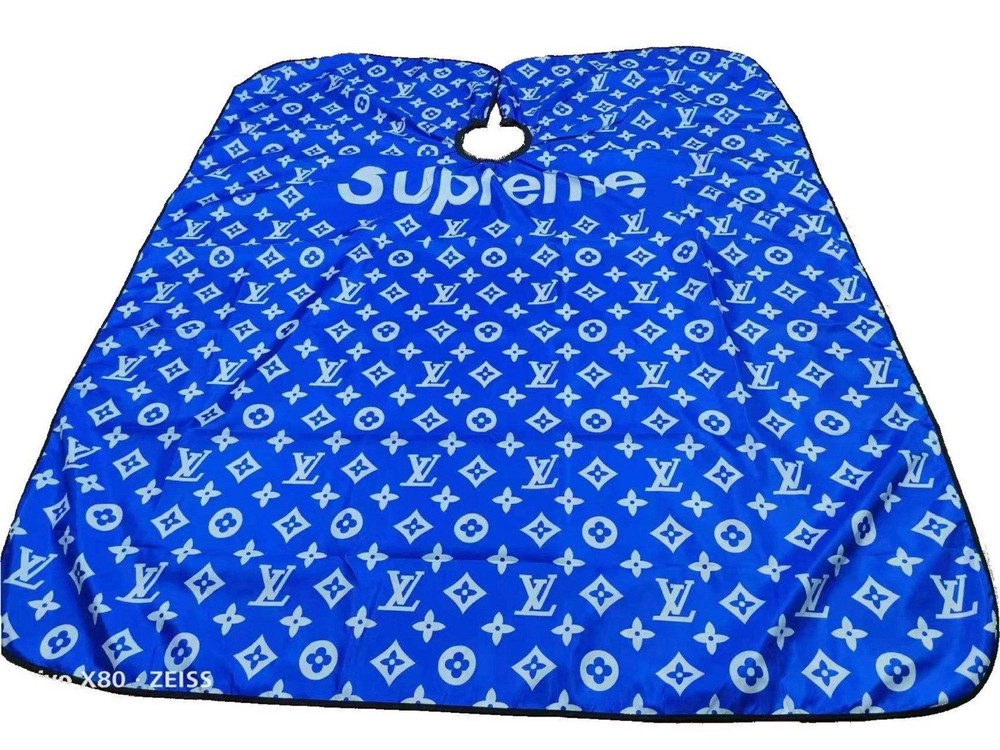 Blue Barber Cape