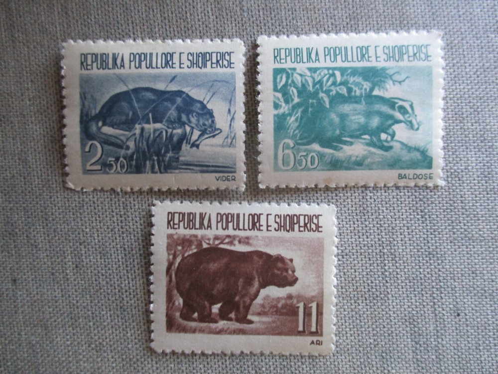 Albania, Scott# 589-591, MH