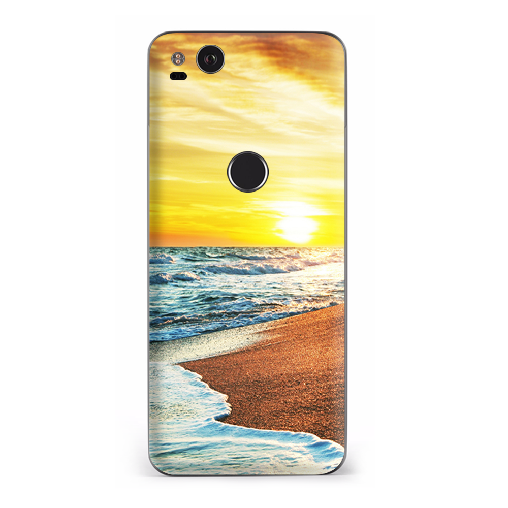 Google Pixel 2 Skins Decal Wrap Ocean Sunset