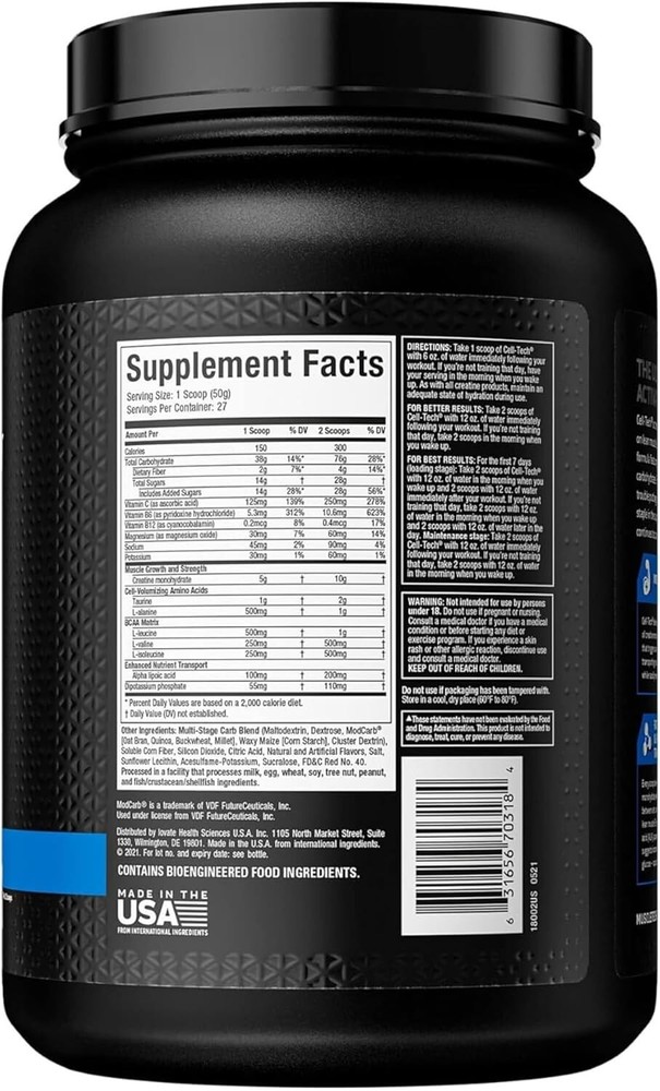 Cell-Tech™ Creatine, Fruit Punch, 6 lb (2.72 kg)