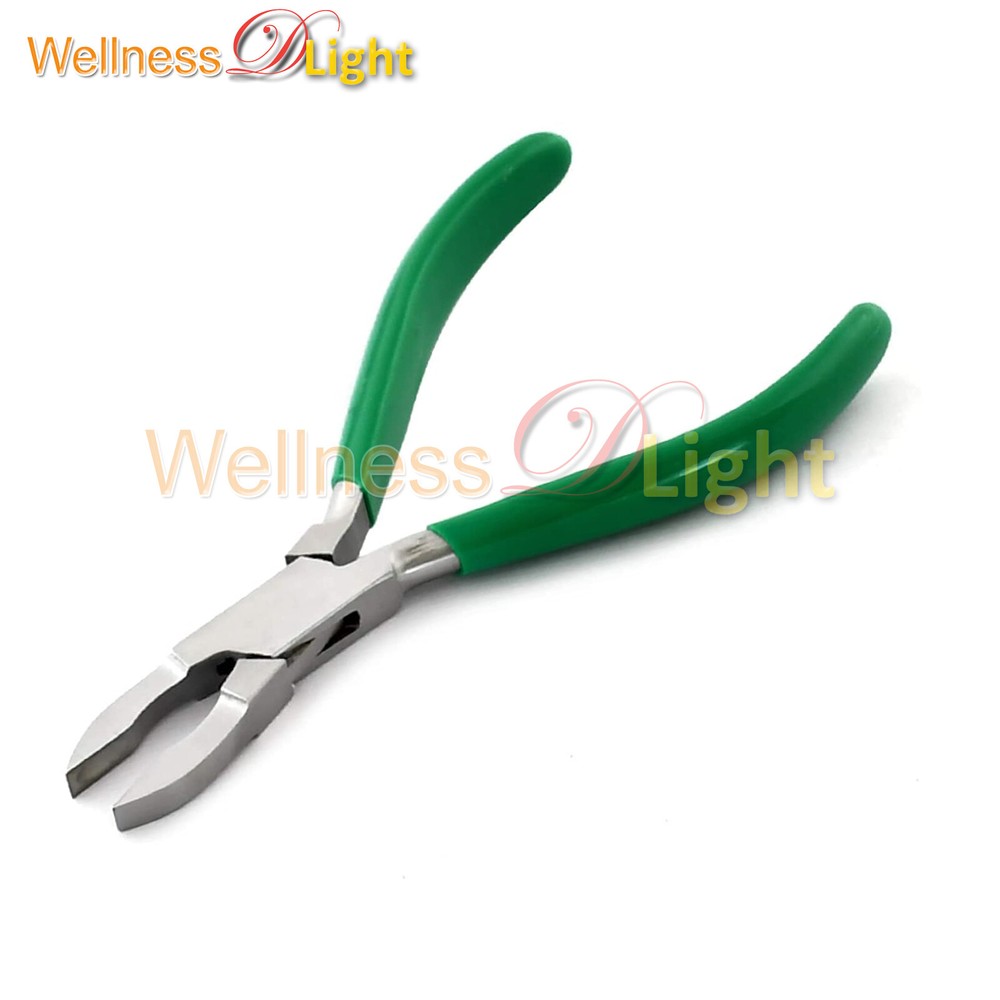 Loop Closing Pliers with Grips Green, 5-1/2 INCHES