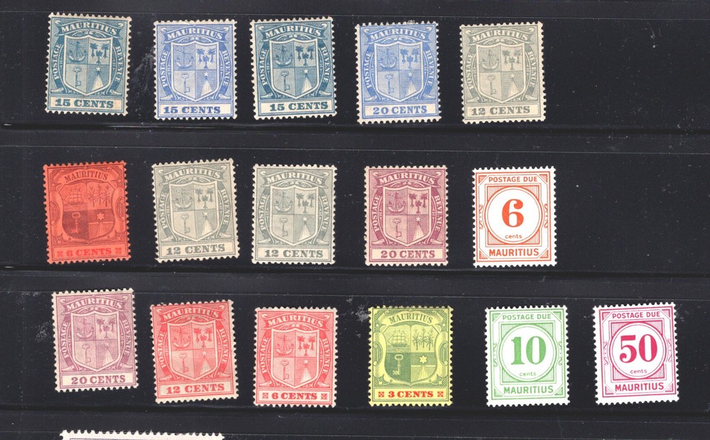 Mauritius   nice  lot  of  mint  stamps