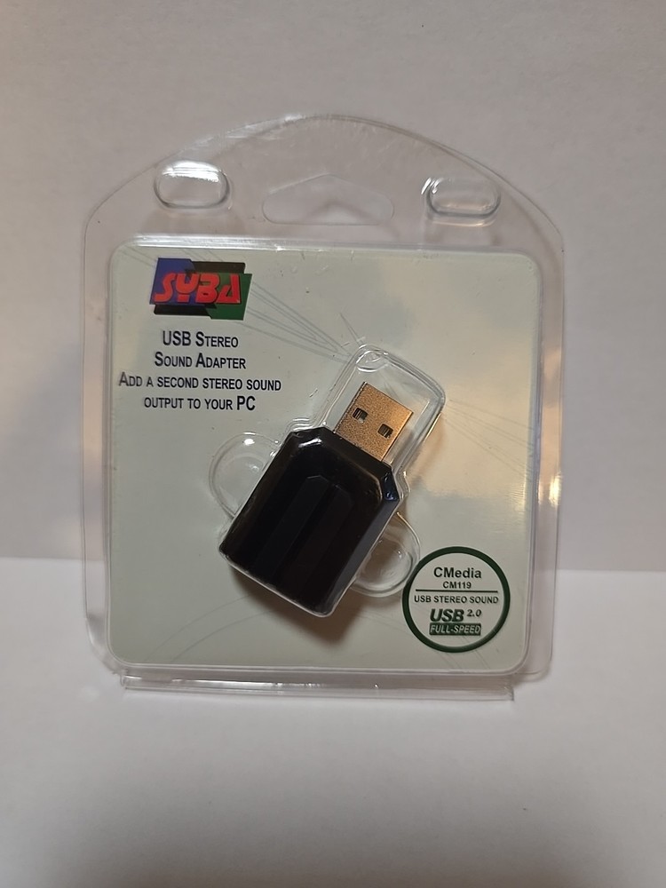 External USB Stereo Sound Adapter for Extra Audio Source