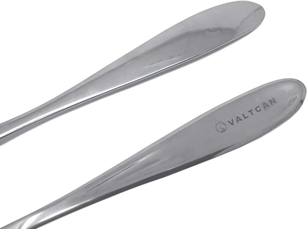 Titanium Grade 1 Dinnerware 4 Piece Set Fork Spoon Knife Teaspoon Kitchen Fla...