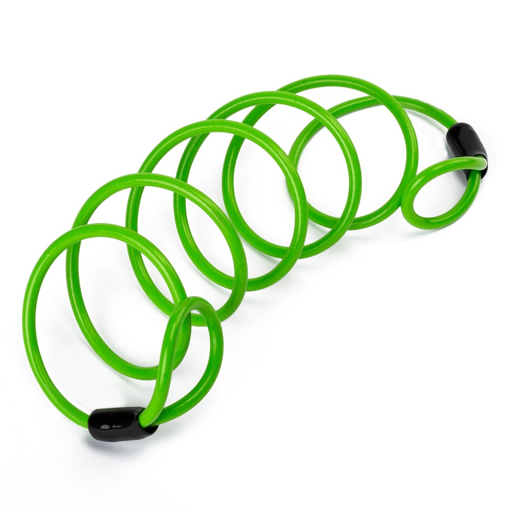 Motorcycle Biker Scooter Accessories Disc Lock Reminder Cable Green