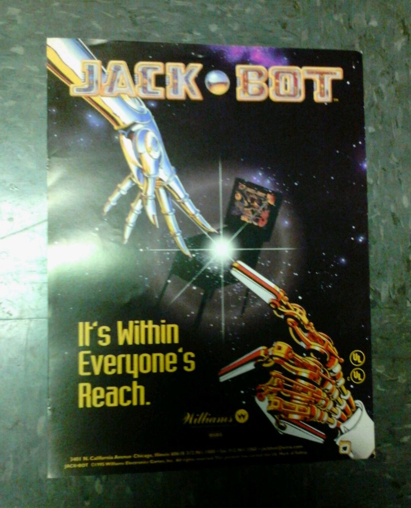 Williams JACK BOT flyer- good original