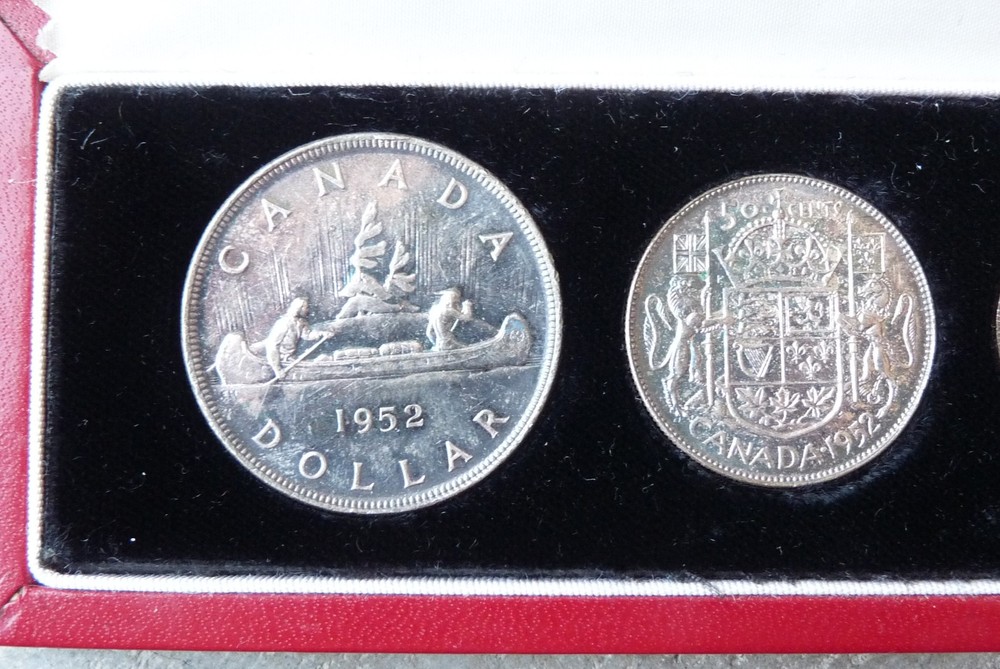 1952 Canada silver coin set