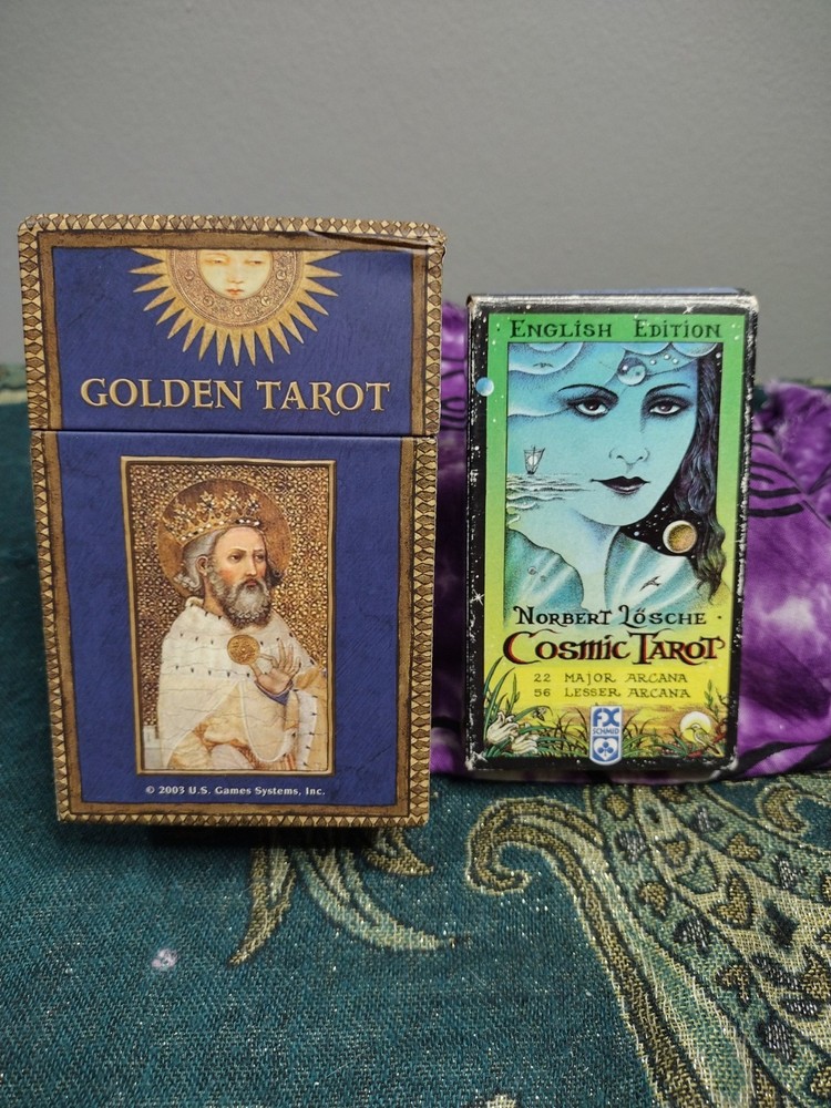 Golden Tarot amd Cosmic Tarot Bundle
