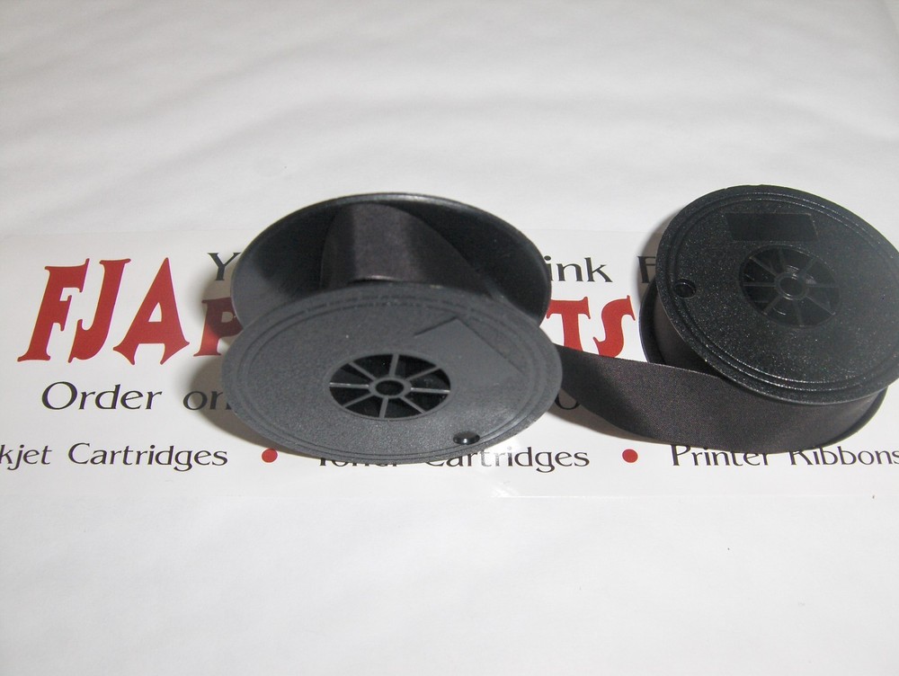 HERMES ROCKET SPOOL TYPEWRITER RIBBON - BLACK INK FOR HERMES ROCKET
