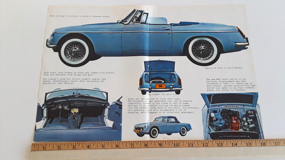 1962 MGB ORIGINAL AD