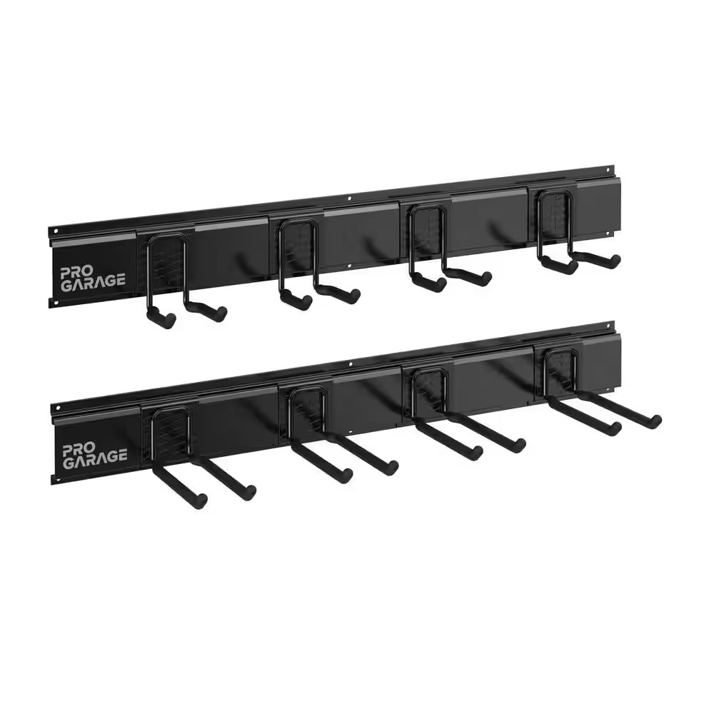 Progarage 32 In. L Garage Hanging Track Storage System (2-Pack)