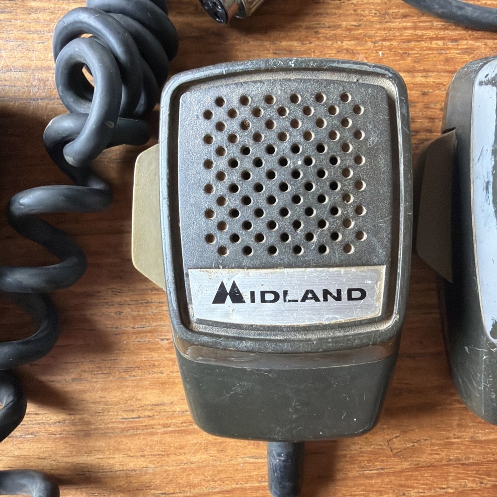 Midland 70-2301 CB Hand Held Dynamic Element Microphone 4 Pin 500 OHM Untested
