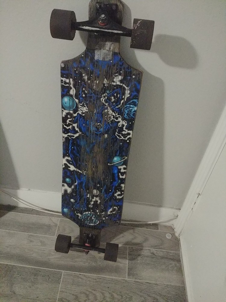 2 longboard skateboards