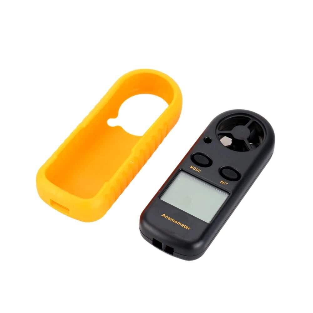 Mini LCD Digital Anemometer Wind Speed Air Velocity Temperature Measuring E8E2
