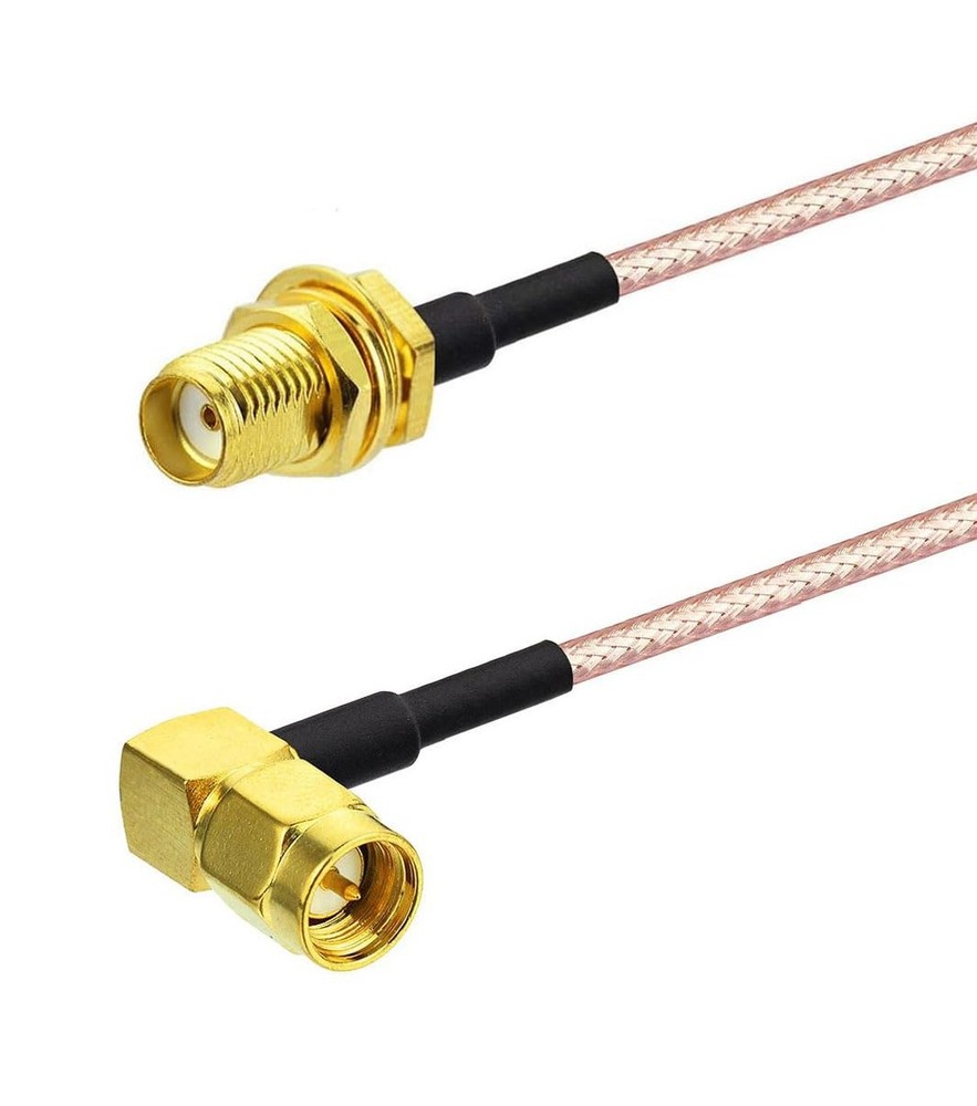 DHT Electronics 2-Pack RF coaxial Coax Assembly FPV Antenna Extension Cable S...