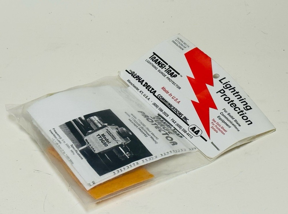 Alpha Delta TT3G50 Transi-Trap Lighting Surge Protector - New