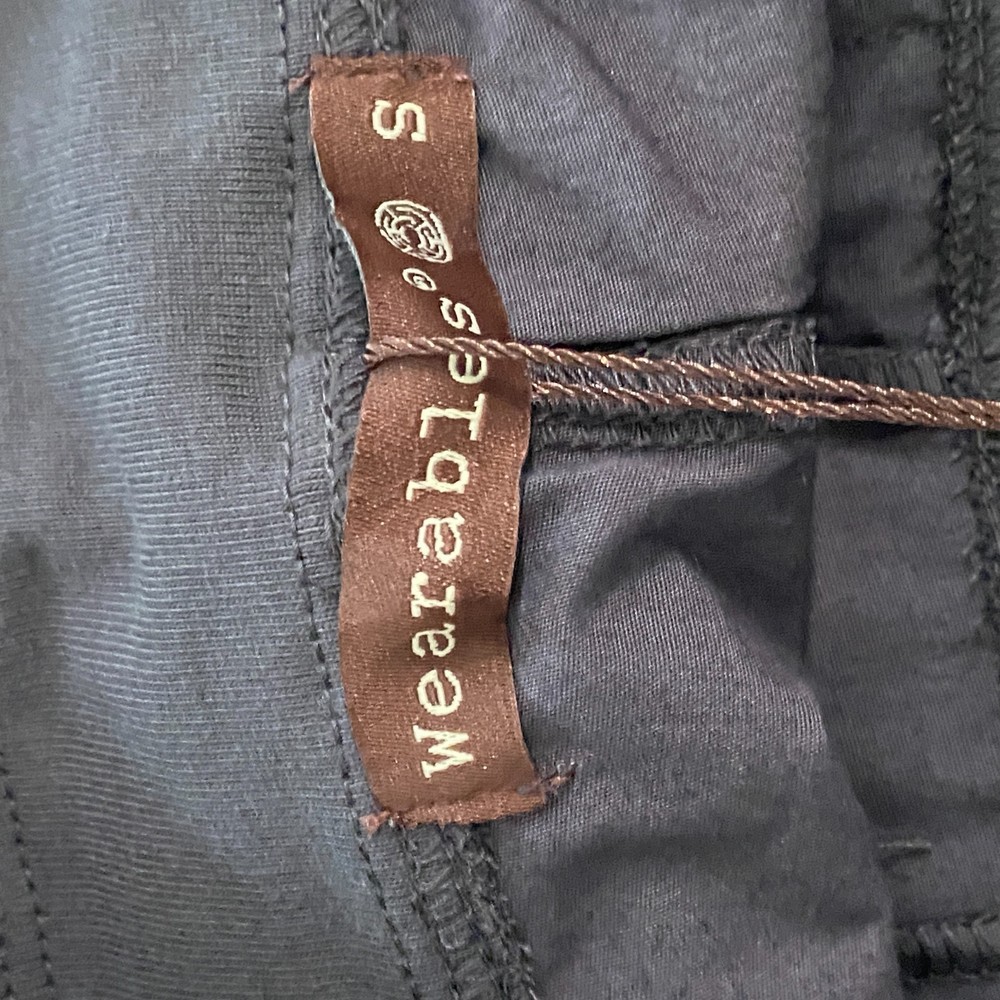 XCVI Wearables Malanda Pull On Pants Size Small Gray Pockets Mid Rise