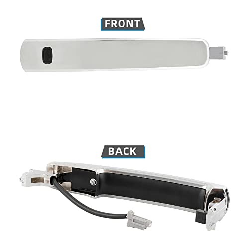 Deal Chrome Exterior Door Handle w/Key Hole, Front Driver Left Side,