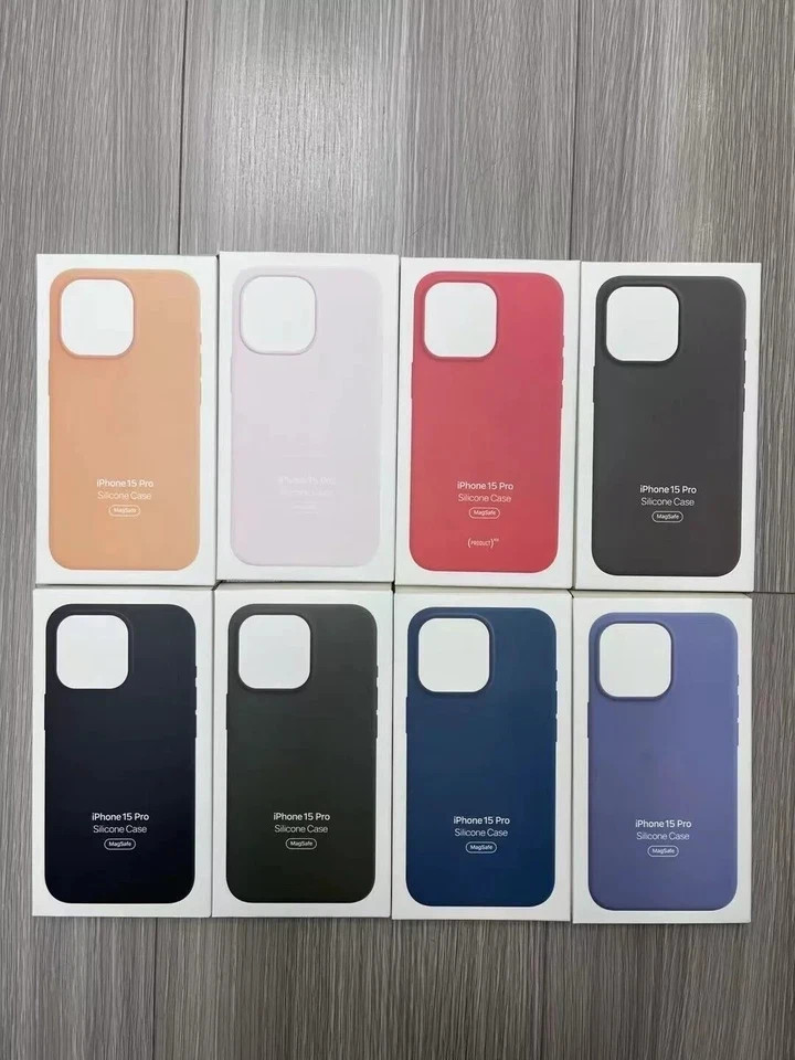 Compatible with iPhone Silicone Case MagSafe for iPhone 15 Pro Max - Cypress