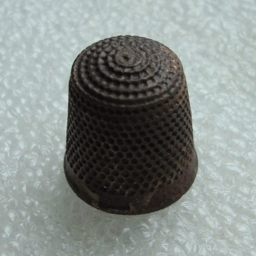 Antique Old Brass Thimble M
