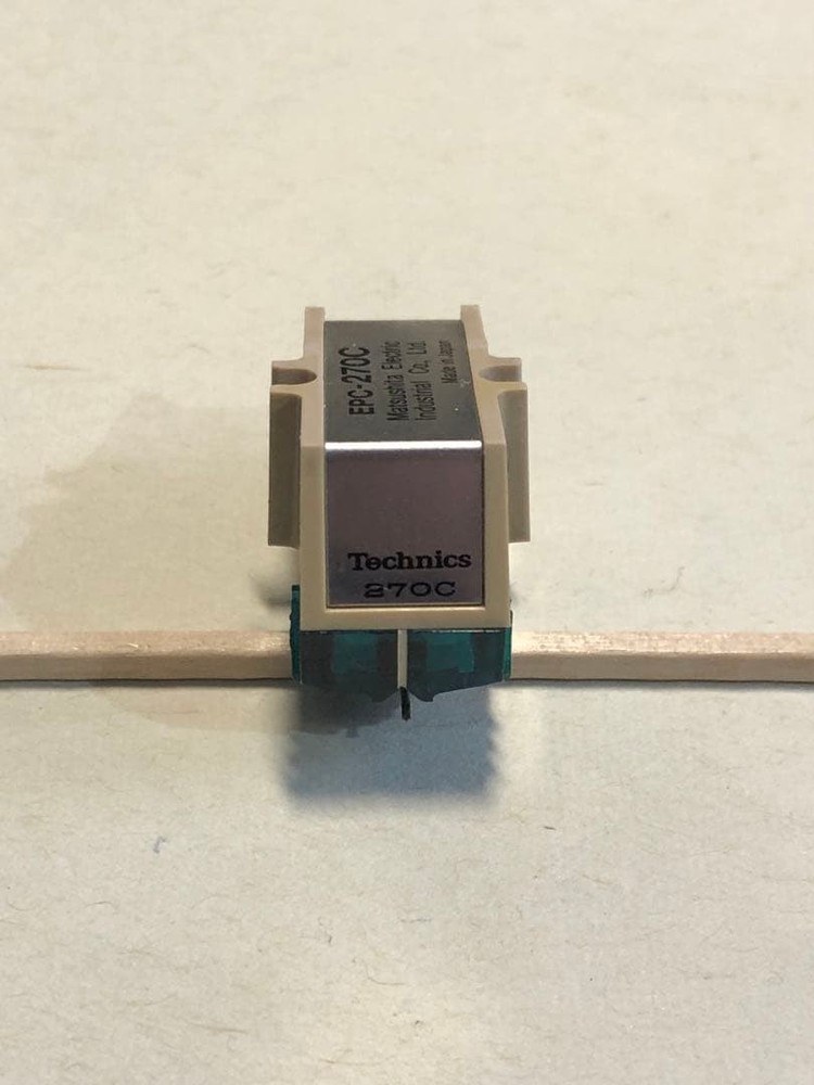 Technics EPC270C Cartridge Headshell without stylus working Tested Japan