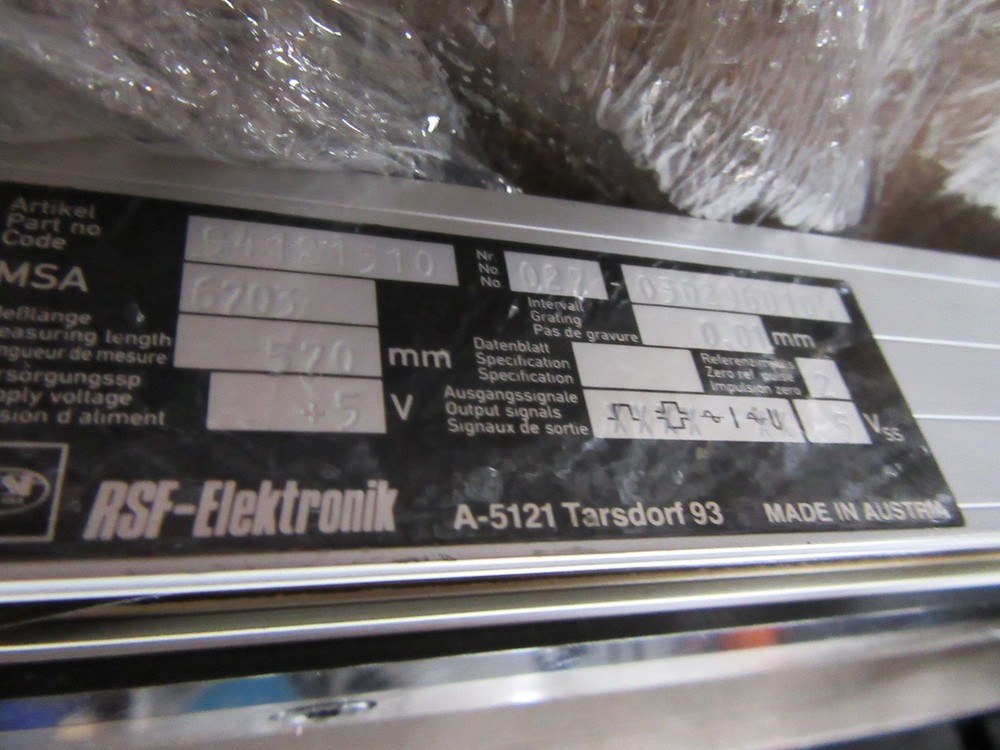 NEAT new england heavy-duty linear stage RSF-elektronik encoder [4*G-58]