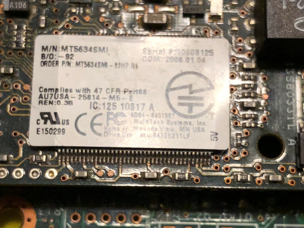 HP Hewlett Packard Q3701A Fax Add on Card