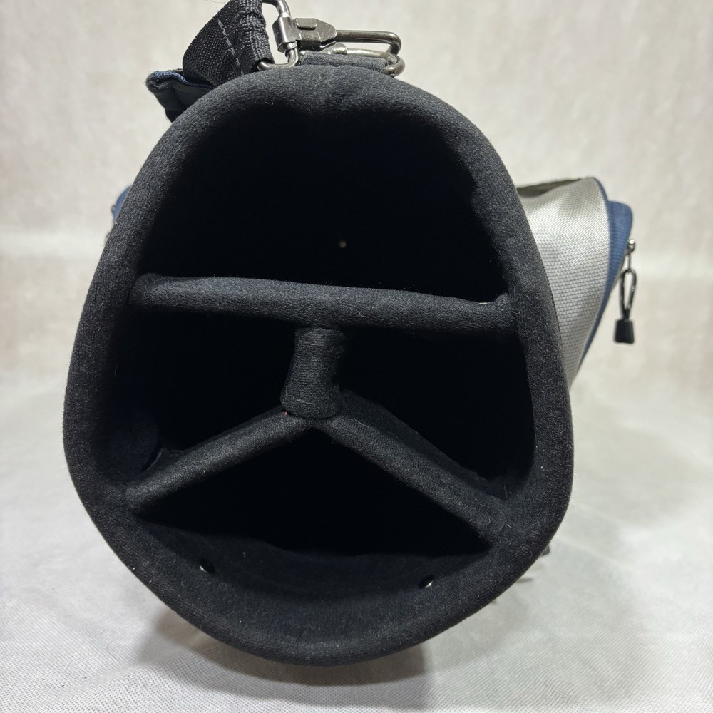 Vintage Rawlings Blue & Silver Golf Cart Bag