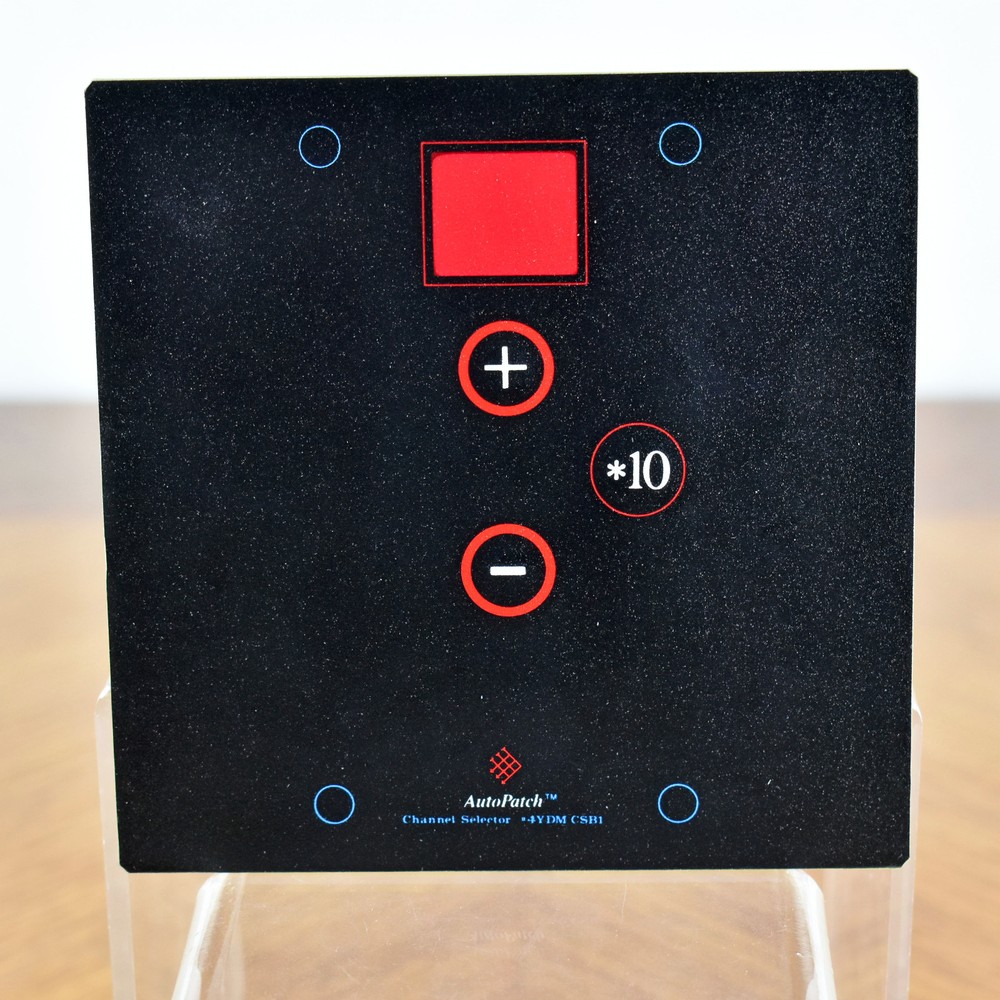 AutoPatch Channel Selector Panel Model 4YDM CSB1 1017-00-02