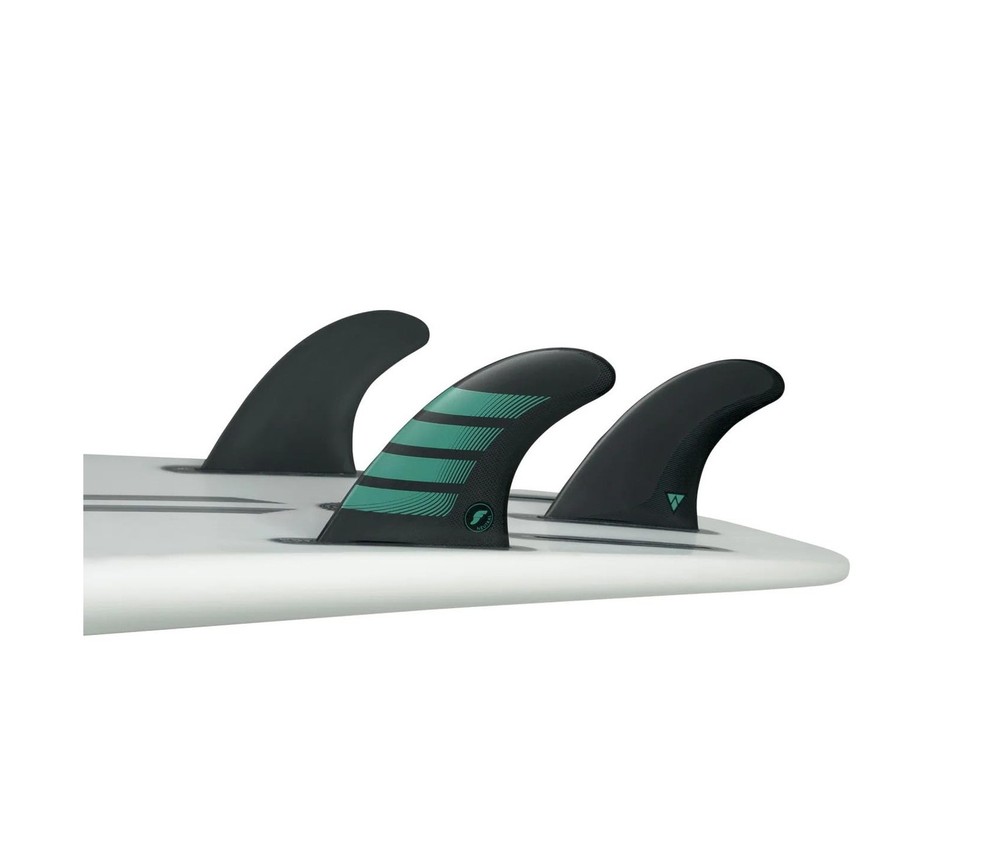 F6 Alpha Thruster Fin Set Carbon-Teal M